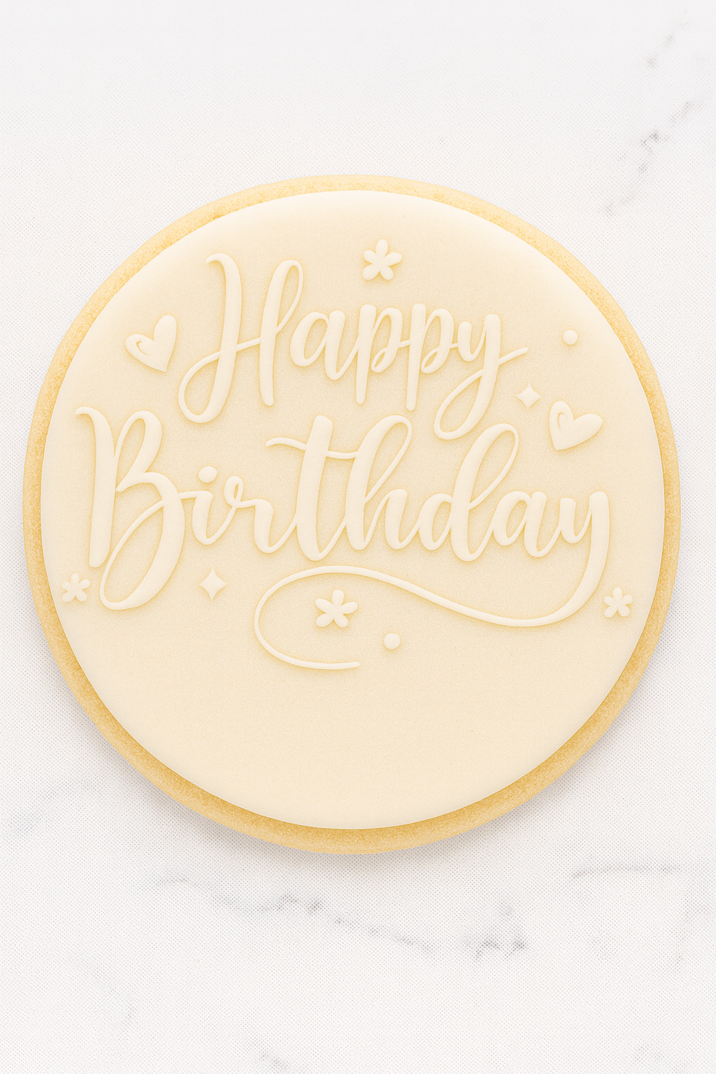 Happy Birthday Kabartma Kalıp