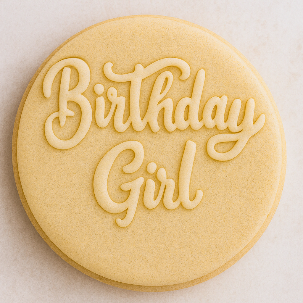 Birthday Girl Kabartma Kalıp