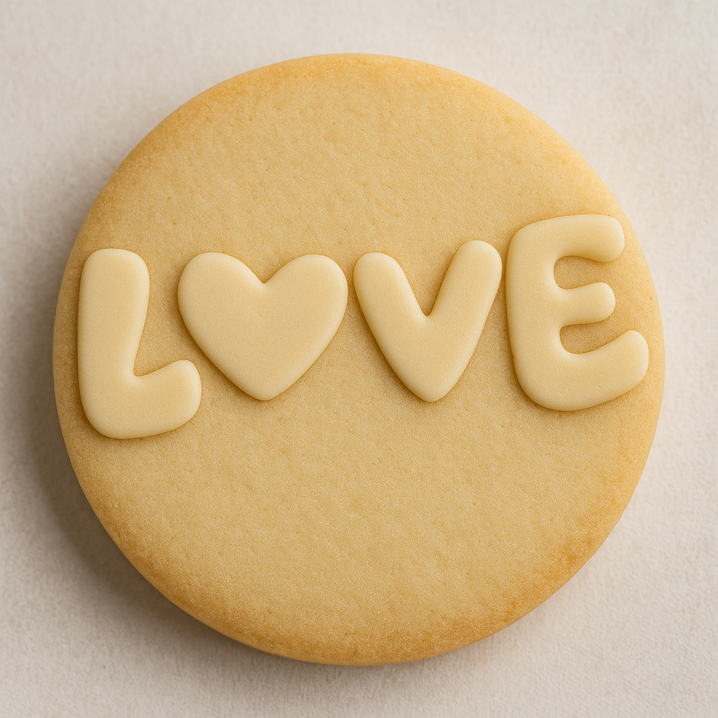 Love Yazısı Kabartma Kalıp