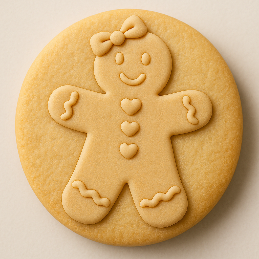 Kurabiye Kadın, Gingerbread Kabartma Kalıp