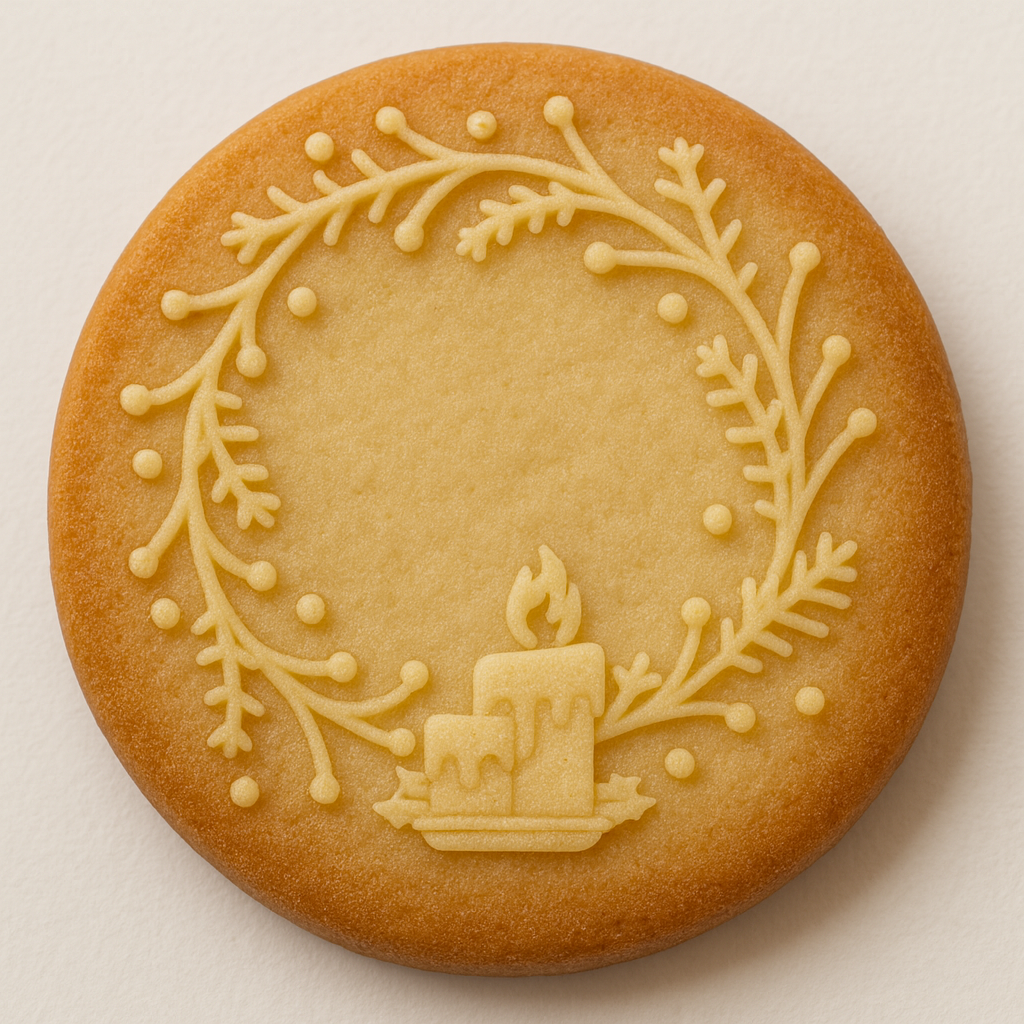 Mumlu Çelenk Süs Kabartma Kalıp