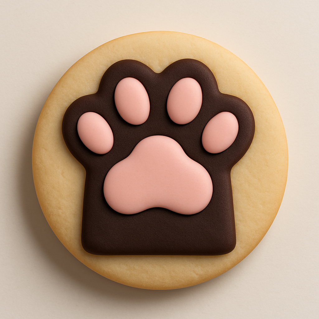 Kedi Patisi Kabartma Kalıp