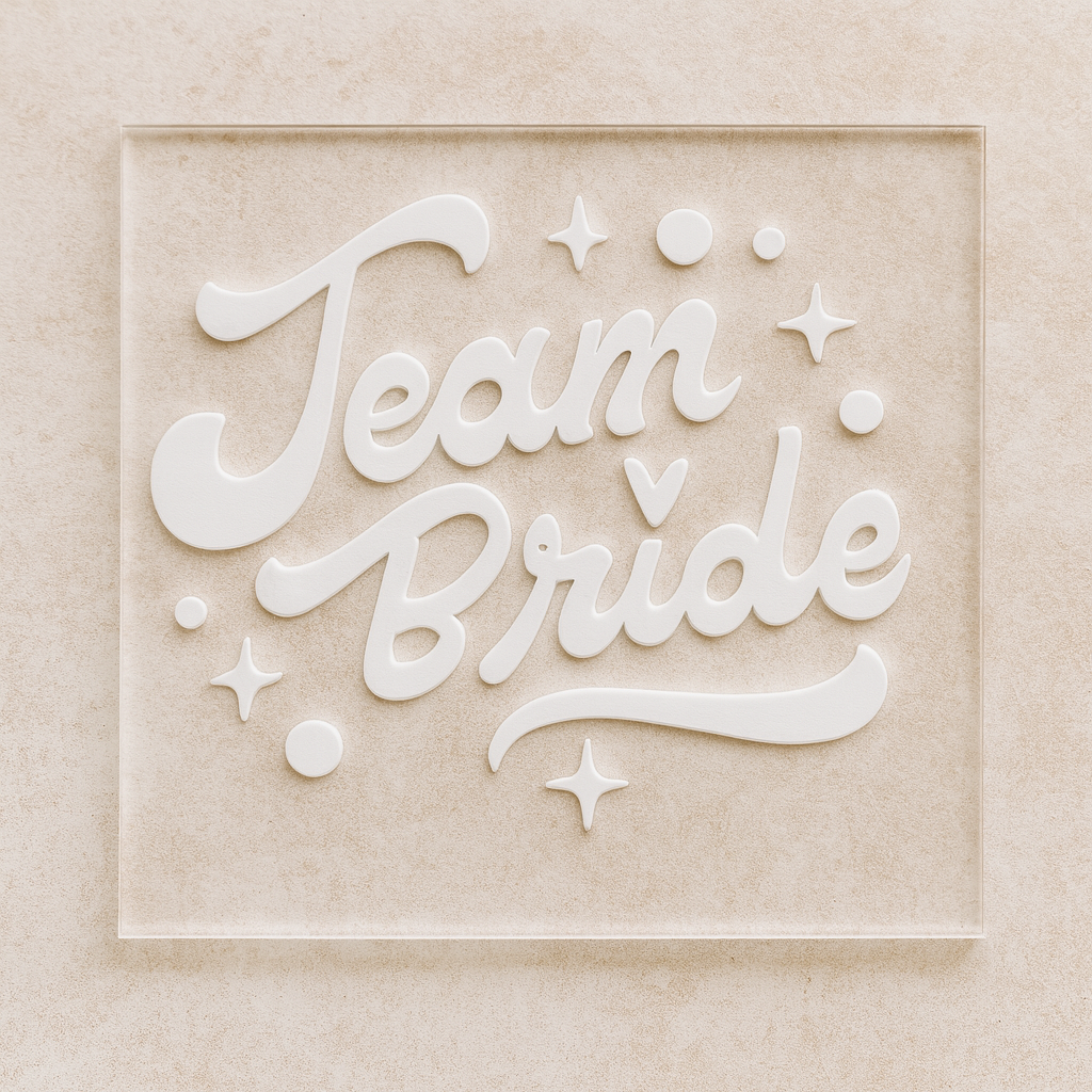 Team Bride Kabartma Kalıp