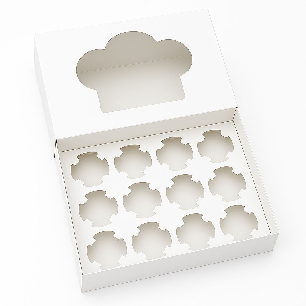 Cupcake Kutusu 12 Bölmeli