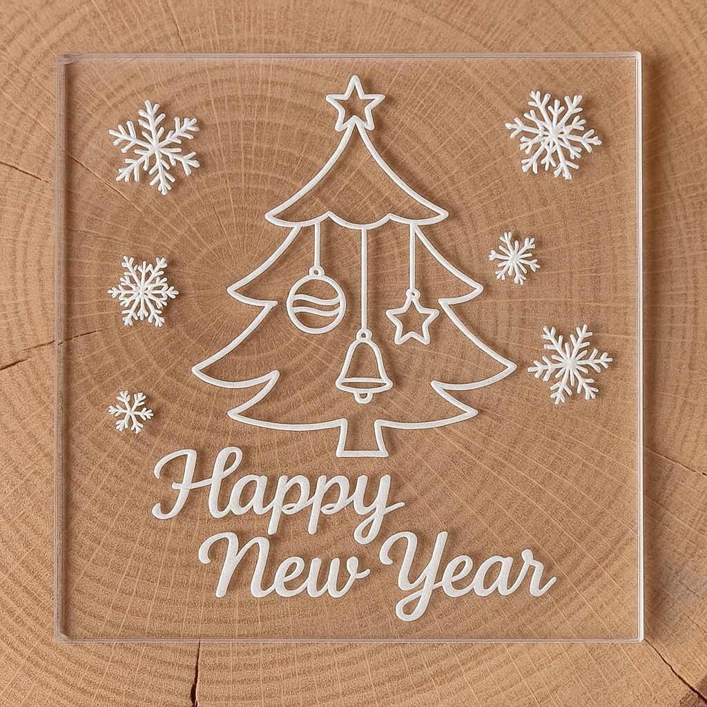 Yılbaşı Konseptli Kabartma Kalıp Y3