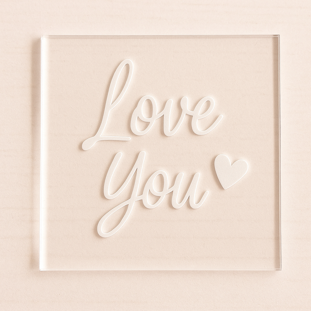 Love You Kabartma Kalıp A1